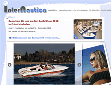 Tablet Screenshot of inter-nautica.ch